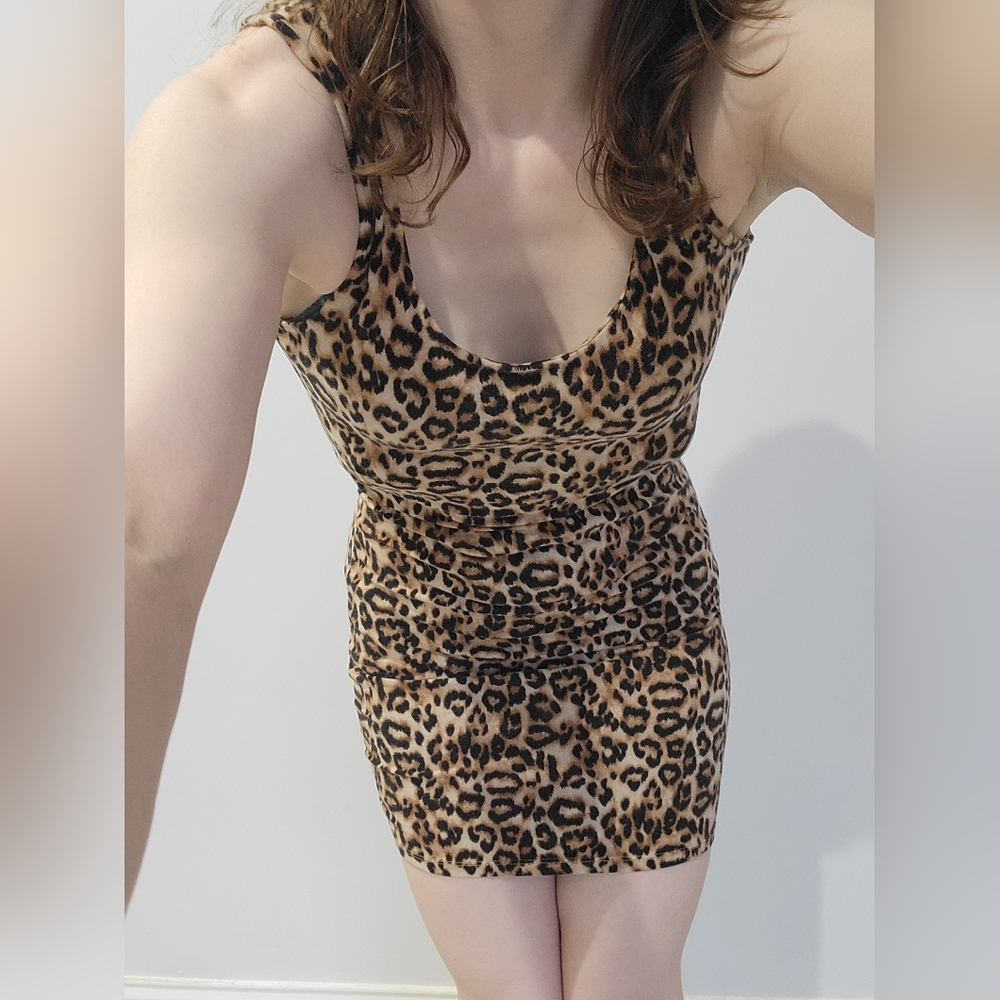 Forever 21 Leopard Print Womans One Piece